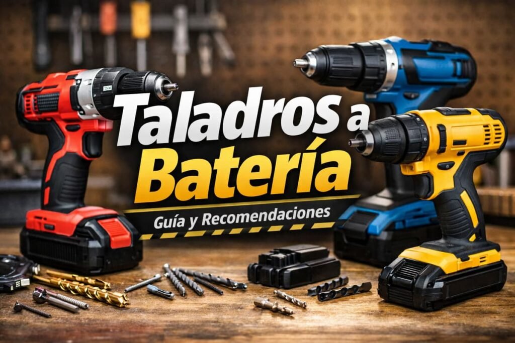 Taladros a batería inalámbricos para bricolaje y trabajos domésticos