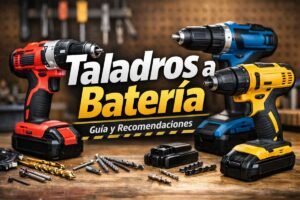 Taladros a batería inalámbricos para bricolaje y trabajos domésticos